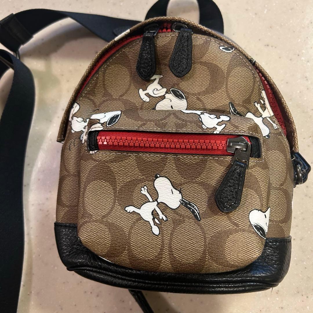 COACH × PEANUTS コーチ スヌーピー コラボ ボディバッグ