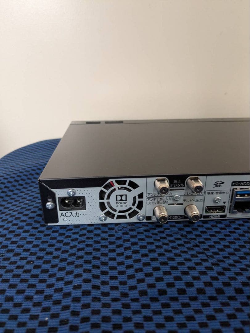 【16】Panasonic ブルーレイレコーダー リモコン付き