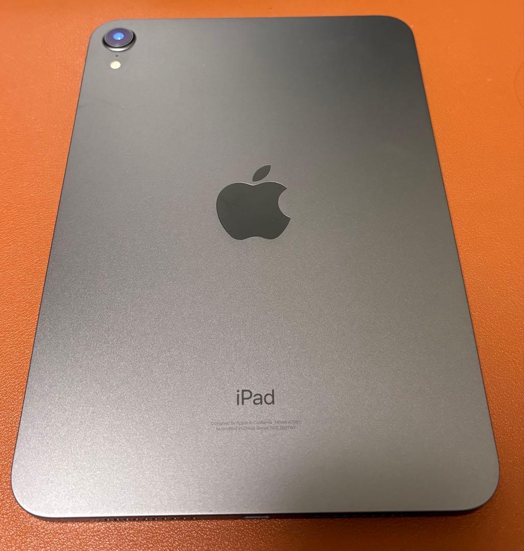 iPad mini第6世代Wi-Fi64GBスペースグレイ+純正カバー+フィルム