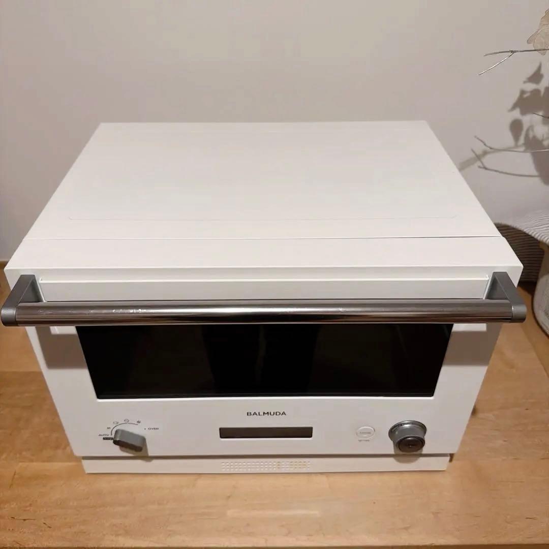 BALMUDA オーブンレンジ ホワイト（E05）オーブン機能◎