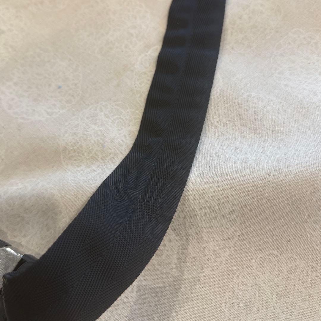 プラダ　ウエストポーチ　ボディバッグ　三角ロゴ　ブラック