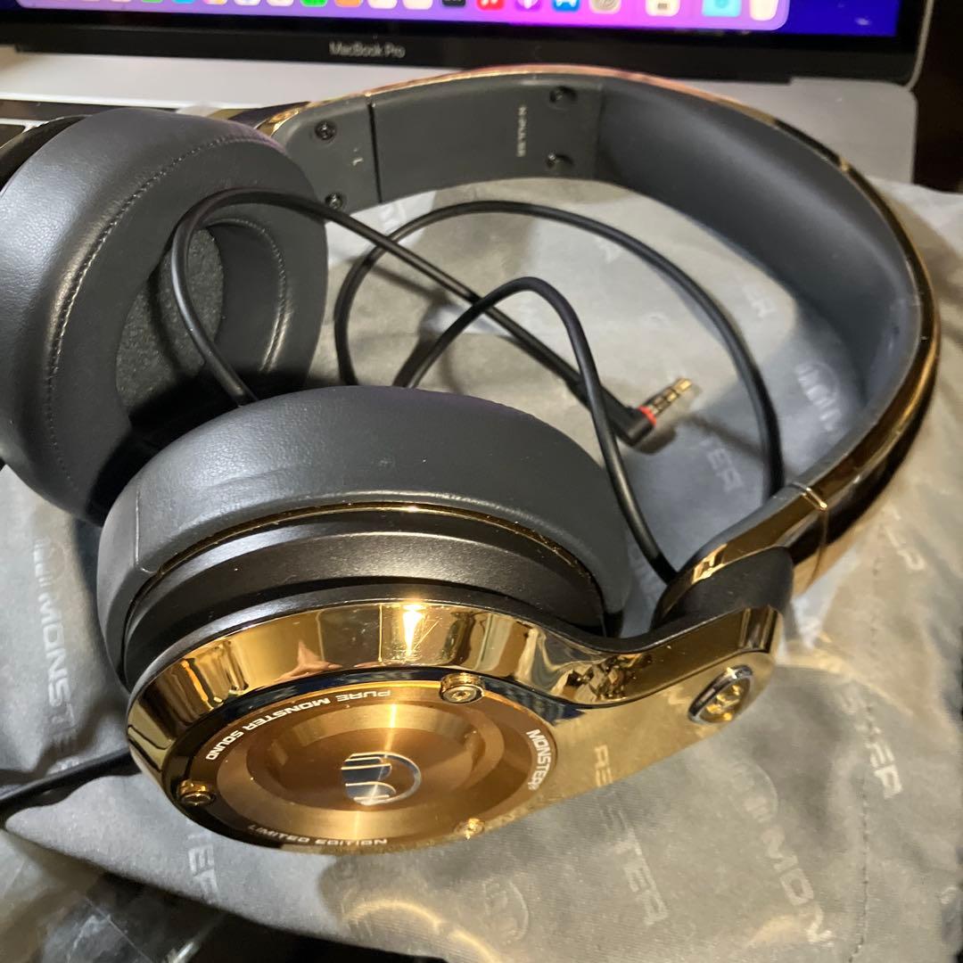 MONSTER 24K ヘッドホン ゴールド MH MEEK OE GLD CU