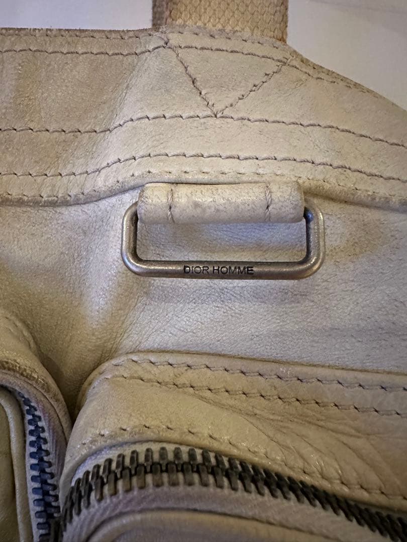 Dior homme 07AW エディ期 deville ドゥビル レザーバッグ