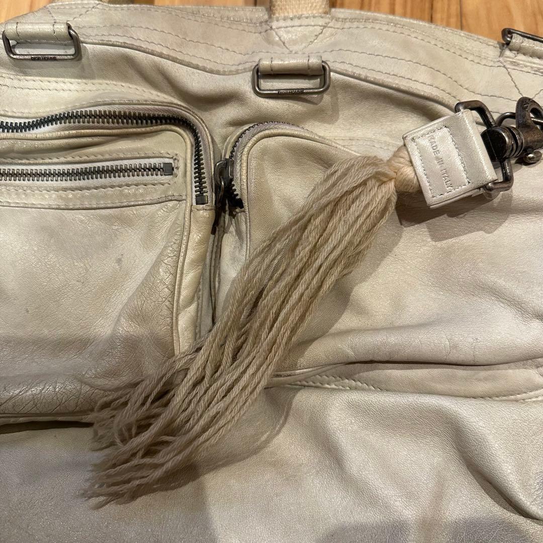 Dior homme 07AW エディ期 deville ドゥビル レザーバッグ