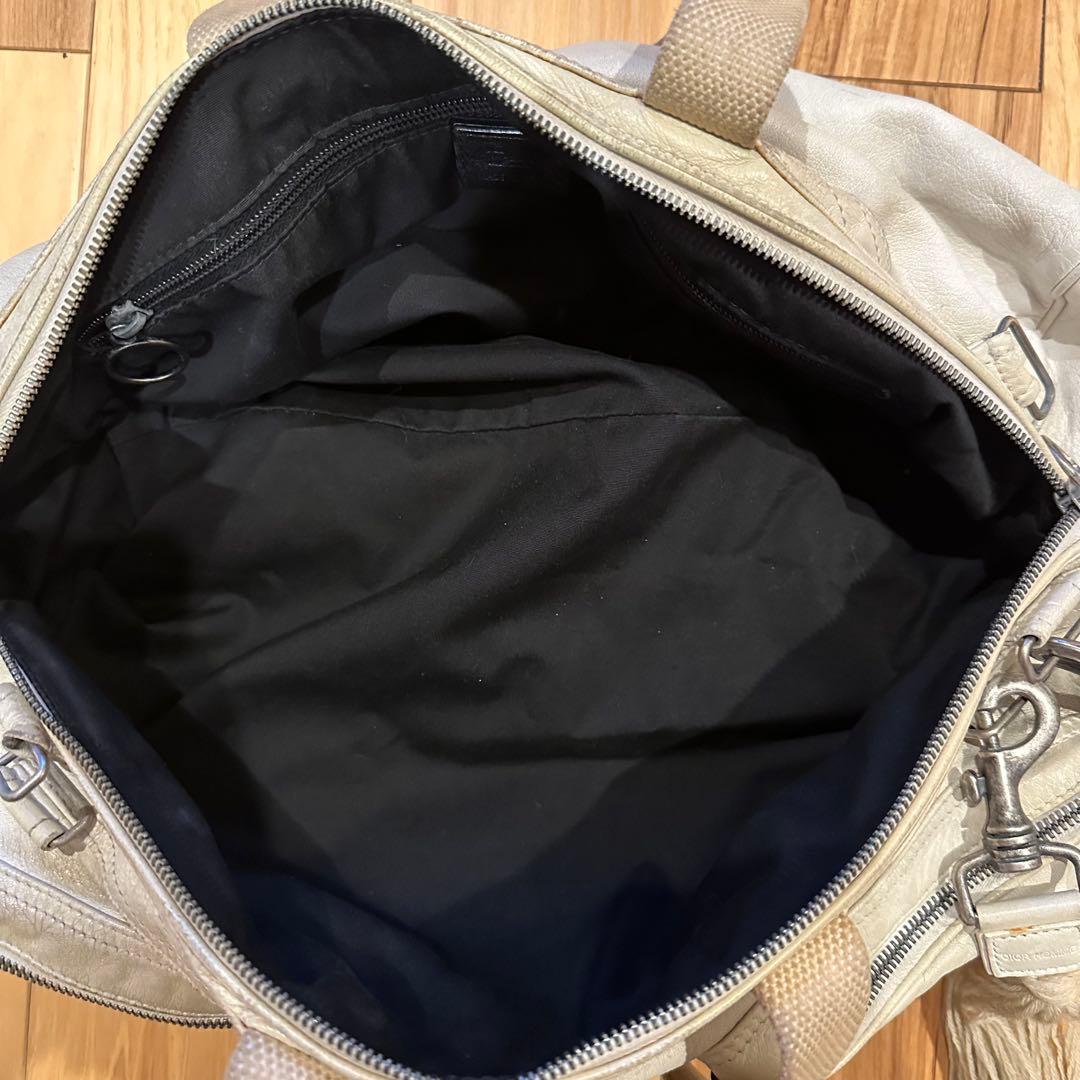 Dior homme 07AW エディ期 deville ドゥビル レザーバッグ