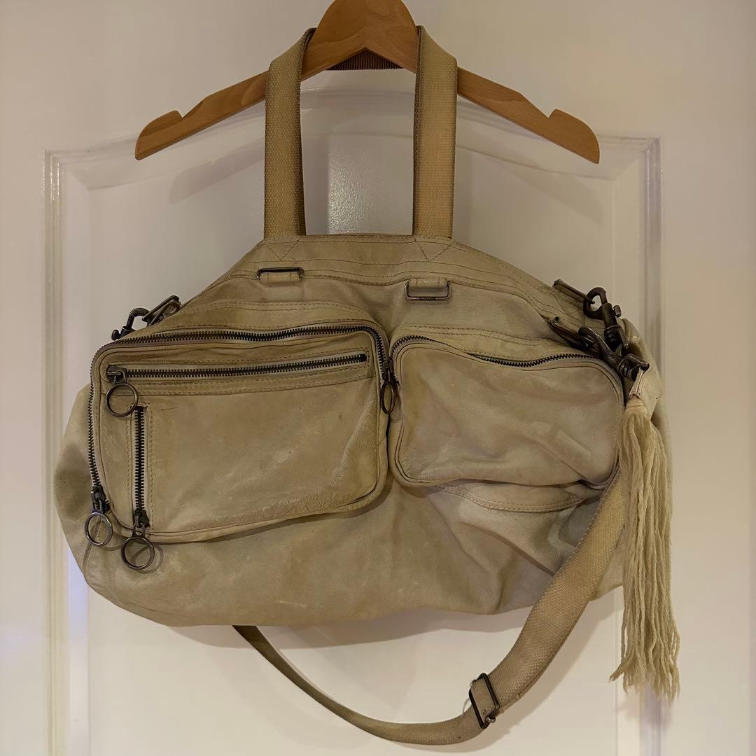 Dior homme 07AW エディ期 deville ドゥビル レザーバッグ