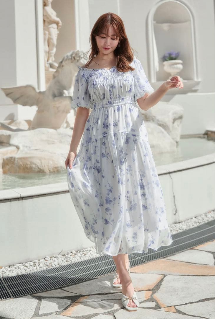 herlipto Belle Jardin Chiffon Dress 新品S