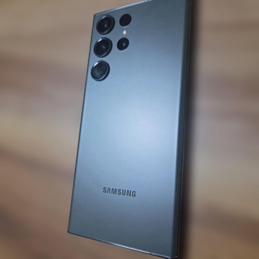 Samsung Galaxy S23 Ultra グラファイト 画面ひびあり