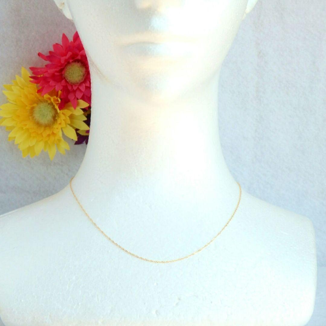 umi.様　k10ネックレス　スクリューチェーン　約1㎜幅　つけっぱなし