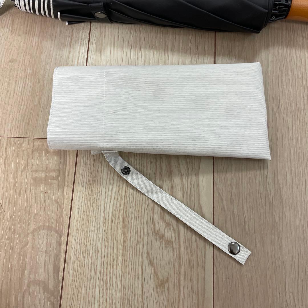 サンバリア100折りたたみ日傘 2段折 大判 / mokuアイボリー