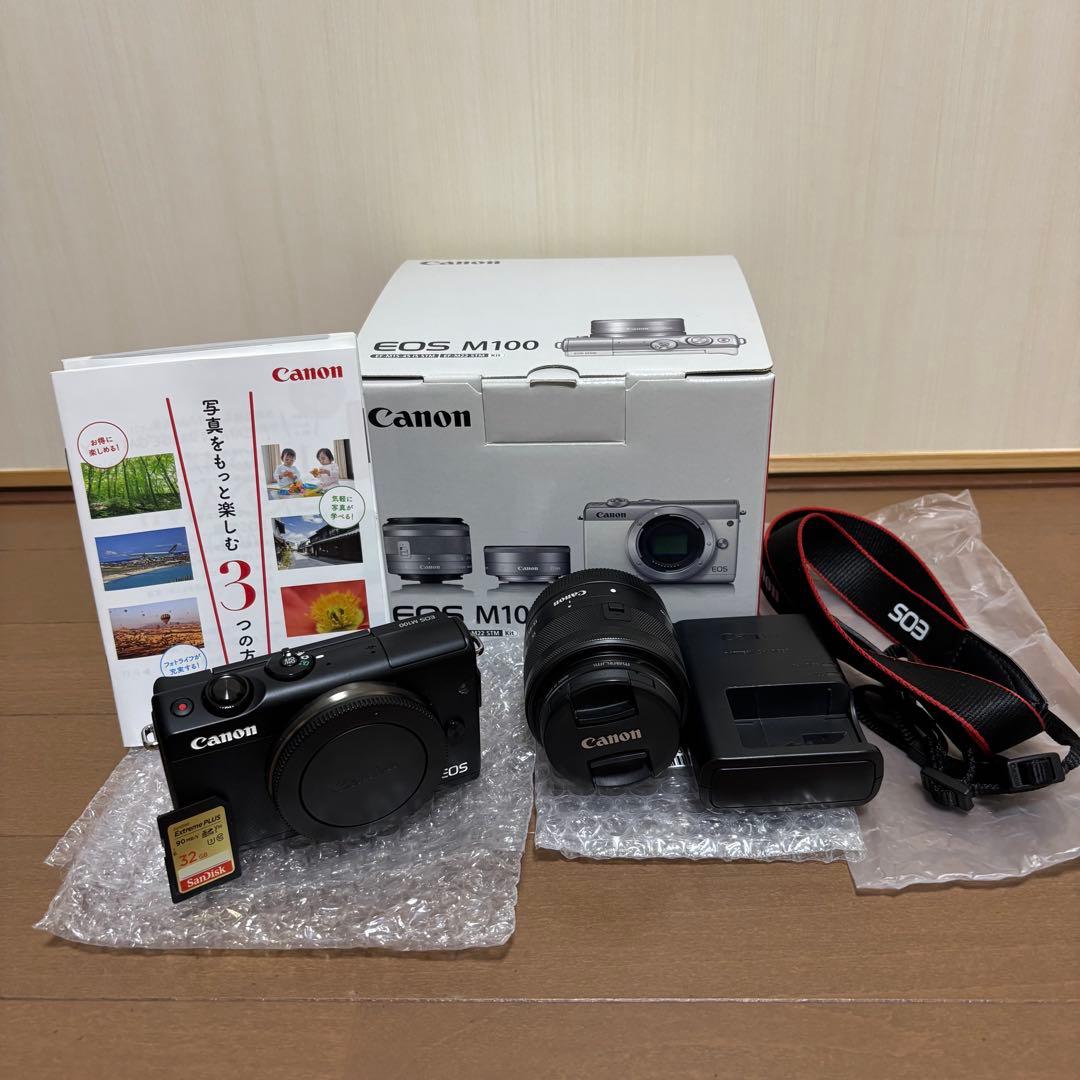 Canon EOS M100 レンズキット ブラック