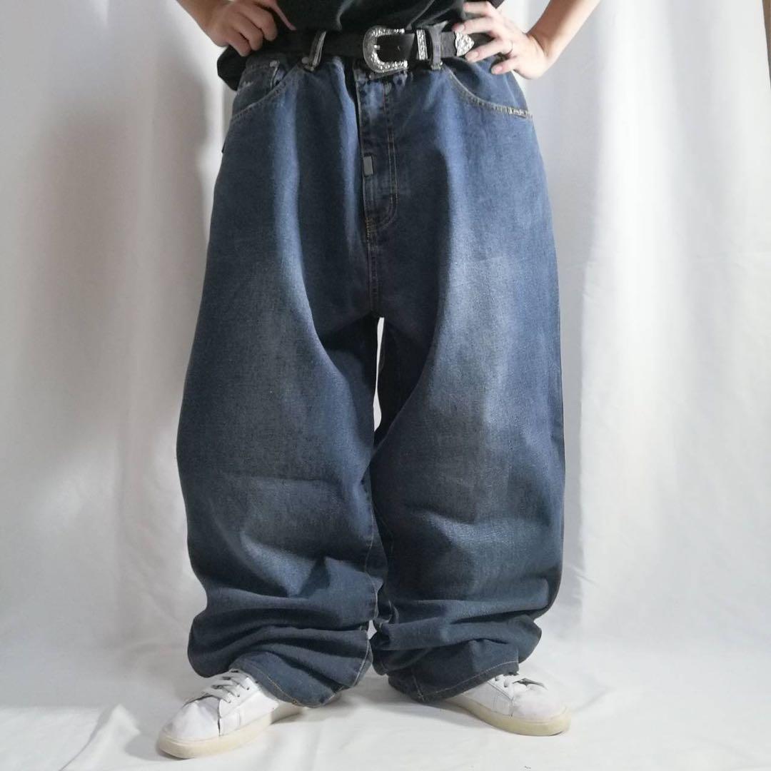 B系! 00s Sean John ショーンジョン 極太 バギー デニム W36