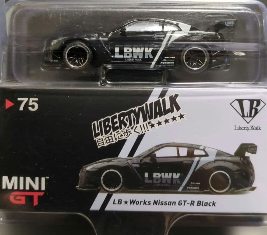 華*様 希少　MiniGT LBworks Nissan GTRブラック