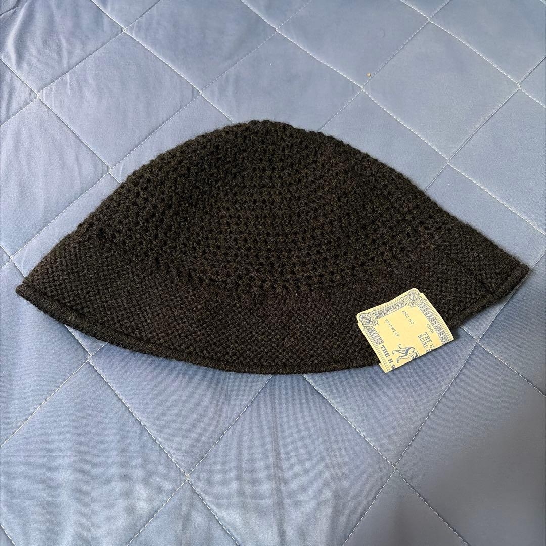 14 THE H.W. DOGブラック ニットハット