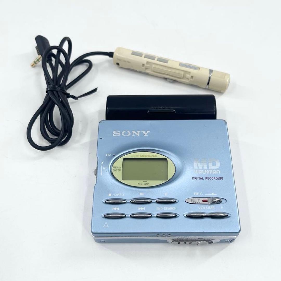 SONY MDウォークマン MZ-R91 再生OK 単三電池対応