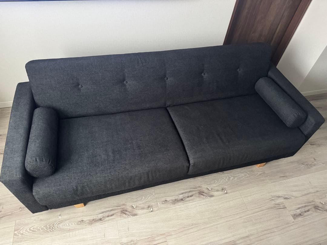 タチ郎｜デザインソファベット・シンプルモダン Ohquist 黒