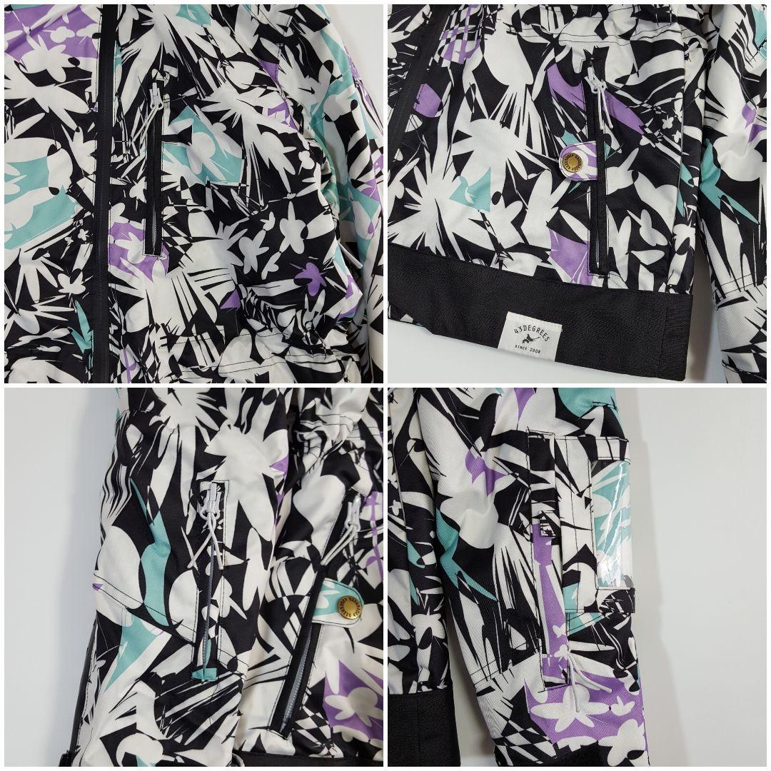 極美品　43DEGREES　レディース　スノーウェア　上下セット　スキースノボー