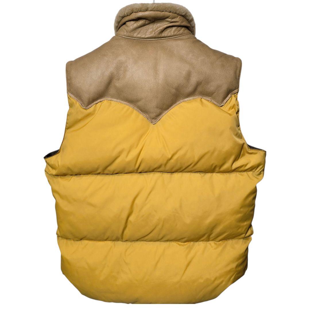 ロッキーマウンテンフェザーベッド ダウンベスト クリスティ マスタード 42