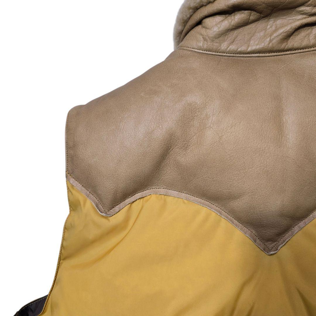 ロッキーマウンテンフェザーベッド ダウンベスト クリスティ マスタード 42