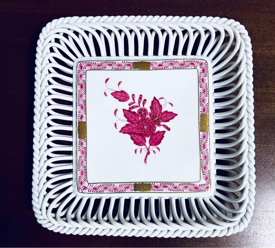 シ*ん様 ヘレンド　ヌードルワーク　スパゲッティワーク　透編　ヘレンド アポニー