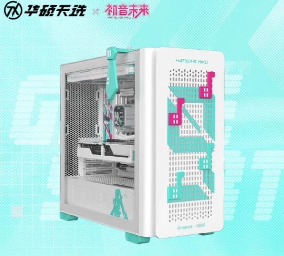 一度使用 初音ミク Micro-ATX ケース ASUS A23 コラボ 限定