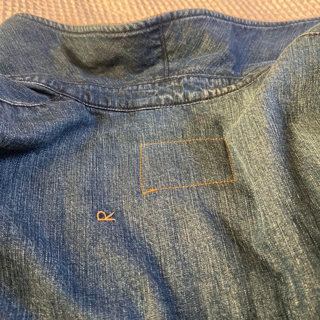 45rpm デニムジャケット コーデュロイ襟