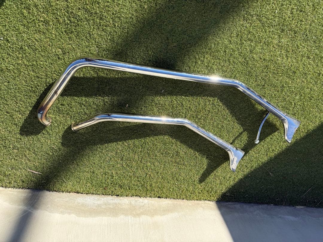 Evo マフラー 1985年式 に付けていたフィッシュテールマフラーになります。