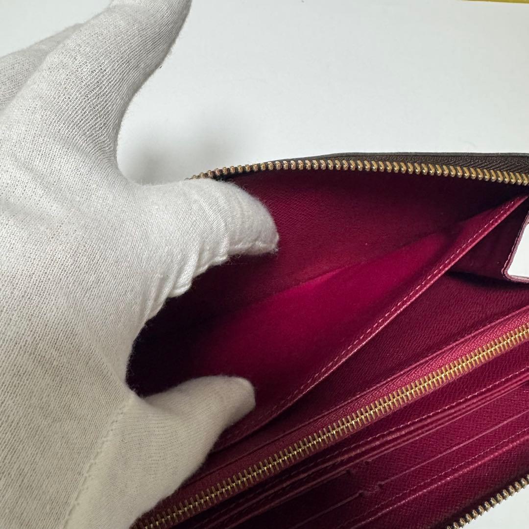 ルイヴィトン モノグラム フューシャ ピンク ジッピーウォレット