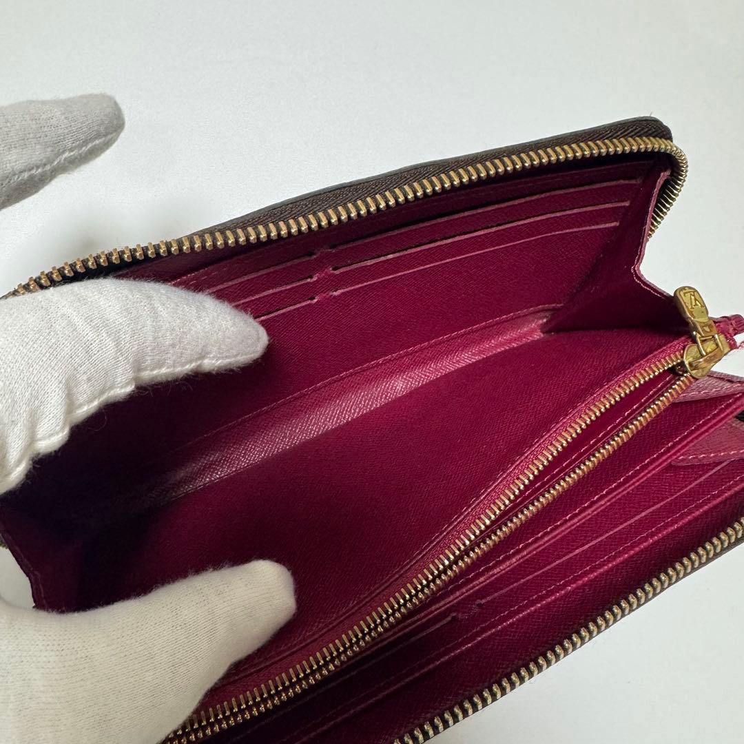 ルイヴィトン モノグラム フューシャ ピンク ジッピーウォレット