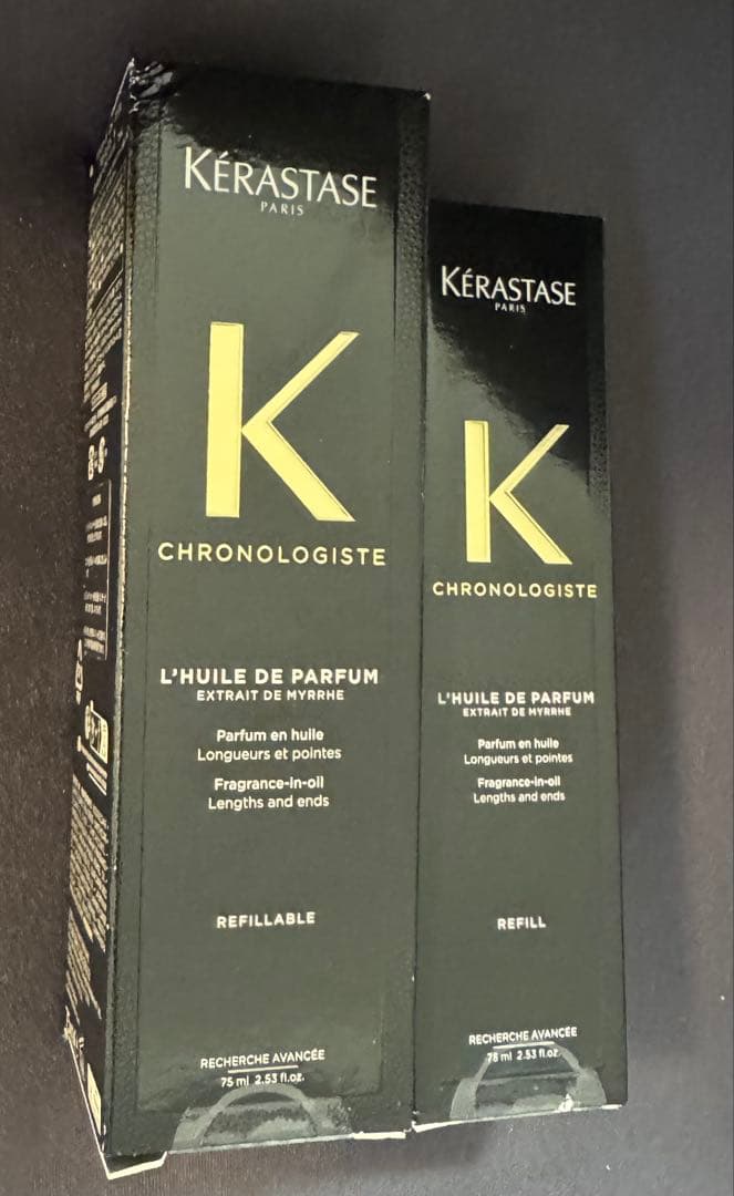 ケラスターゼユイルクロノロジストＮ　75ml 本体とリフィルセット14,850円