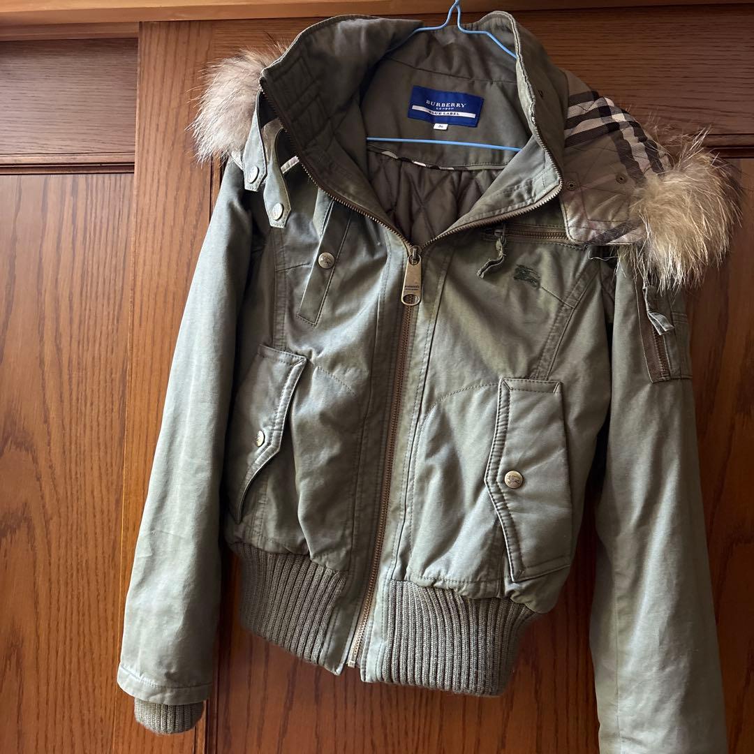 バーバリーブルーレーベル　モッズコート