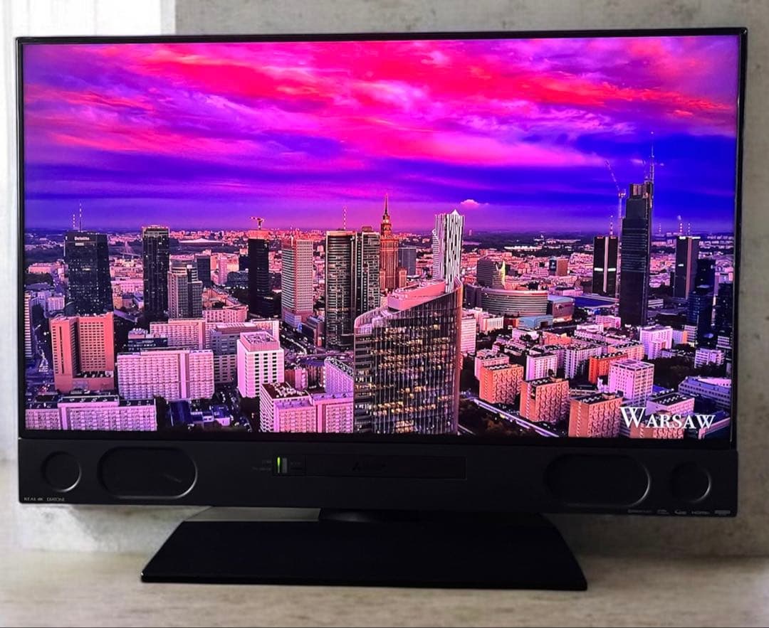 三菱4Kチューナー内蔵40型ブルーレイ＆HDD2TBYouTubeオールインワン