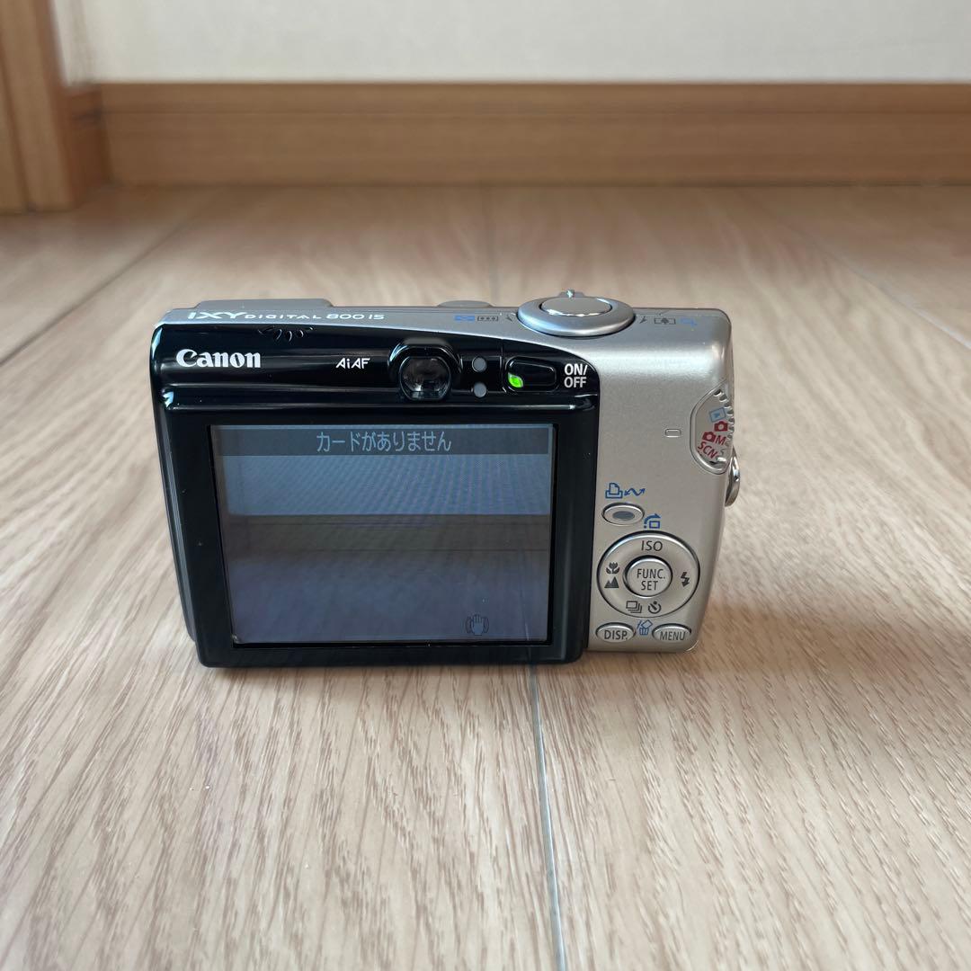 Canon キャノン　IXY 800IS　シルバー　イクシー　デジタルカメラ