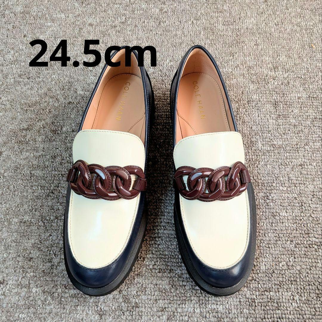 未使用 COLE HAAN コールハーン ジュネーブ チェーン ローファー