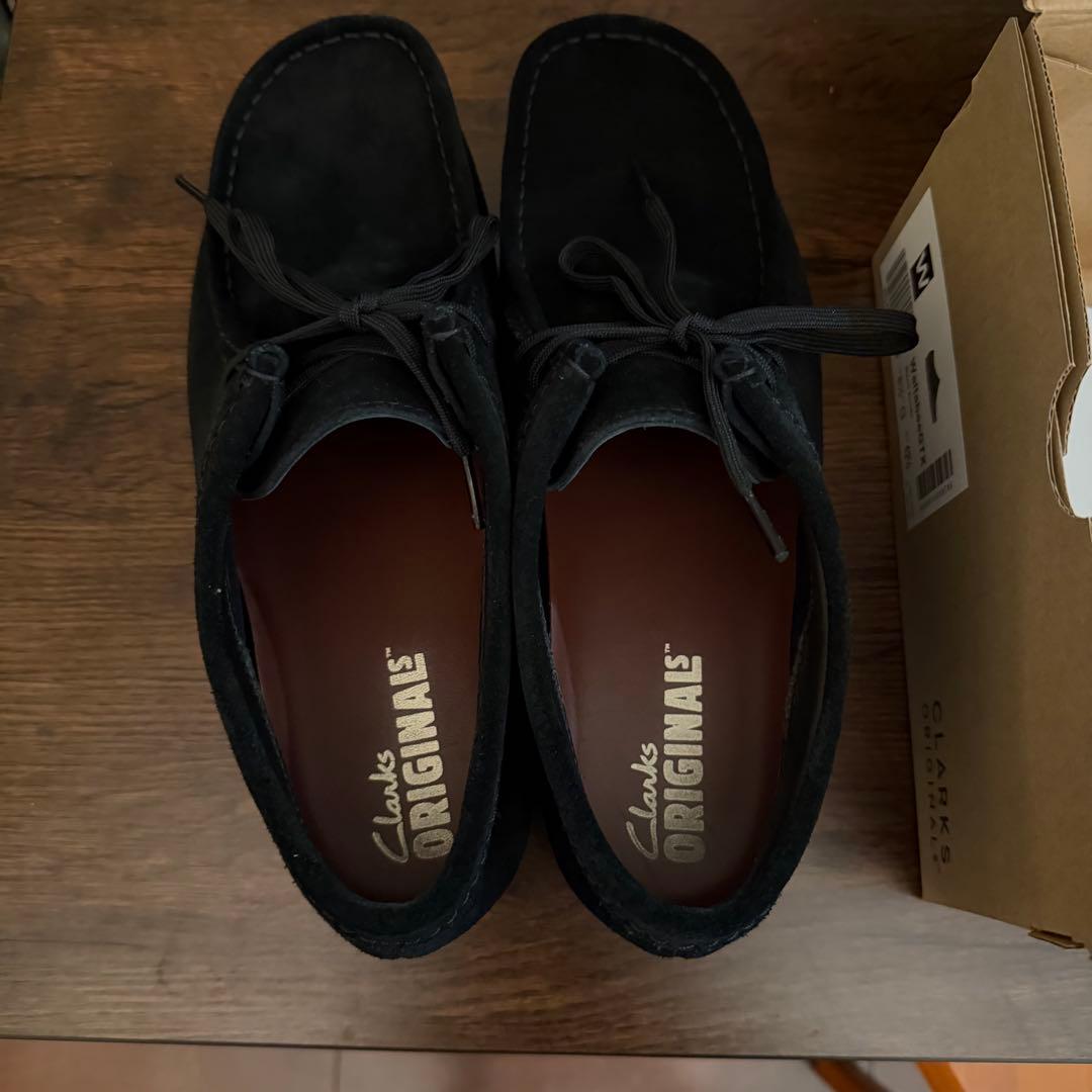 Clarks GORE-TEX ワラビー 26.5 ブラックスエード