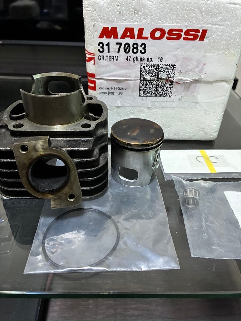 MALOSSI シリンダー ピストンキット ジョグ　アプリオ　JOG　3yk