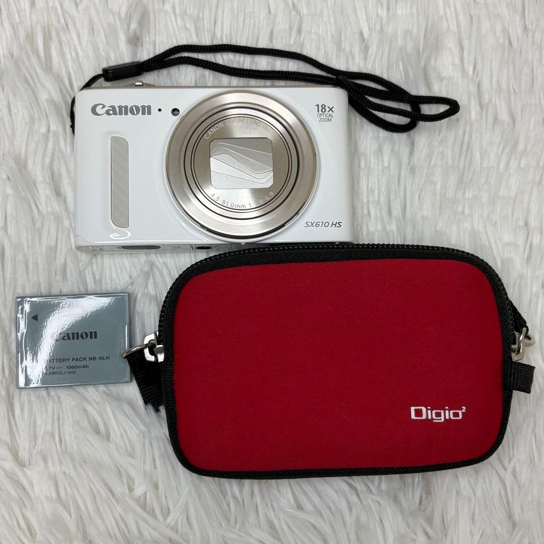 美品　Canon PowerShot SX610HS PC2192 白　動作品
