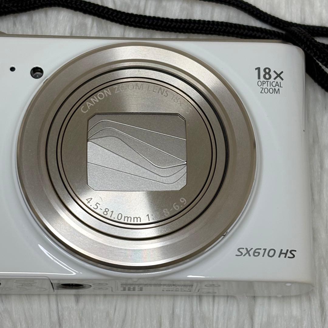 美品　Canon PowerShot SX610HS PC2192 白　動作品