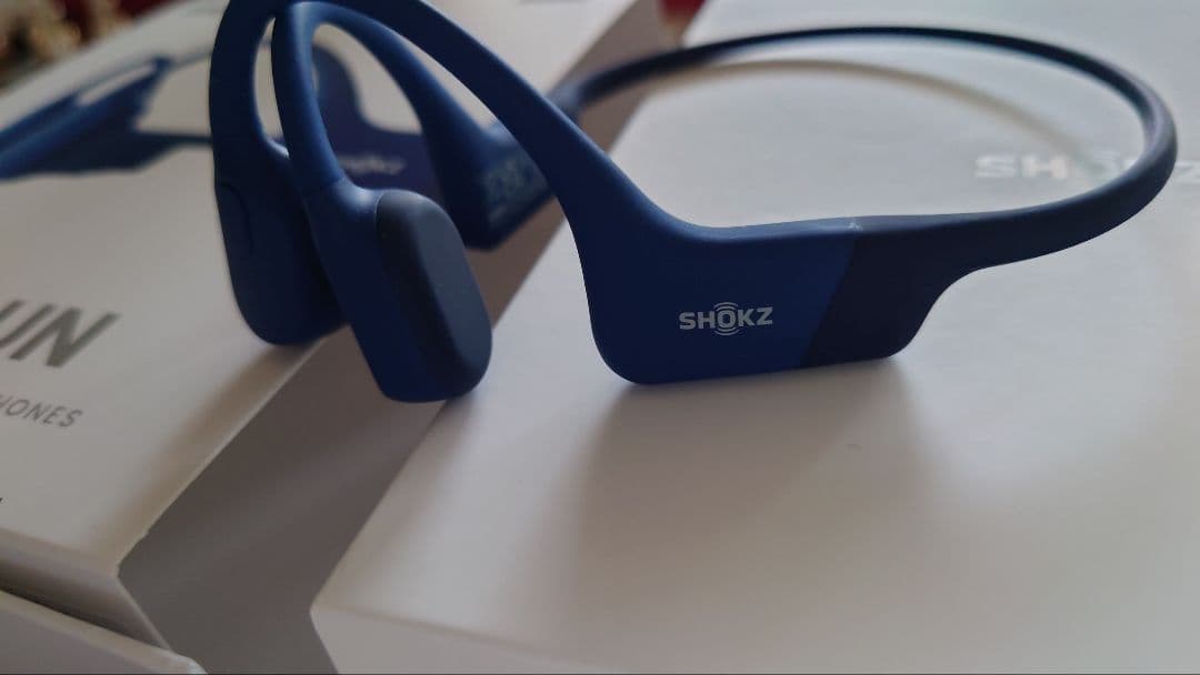 Shokz OpenRun Mini 骨伝導イヤホン ブルー