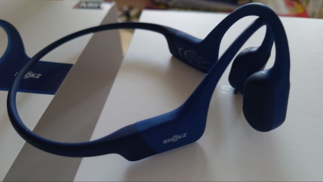 Shokz OpenRun Mini 骨伝導イヤホン ブルー