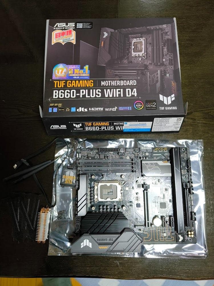 ASUS TUF Gaming B660-PLUS WIFI D4 マザー（中古