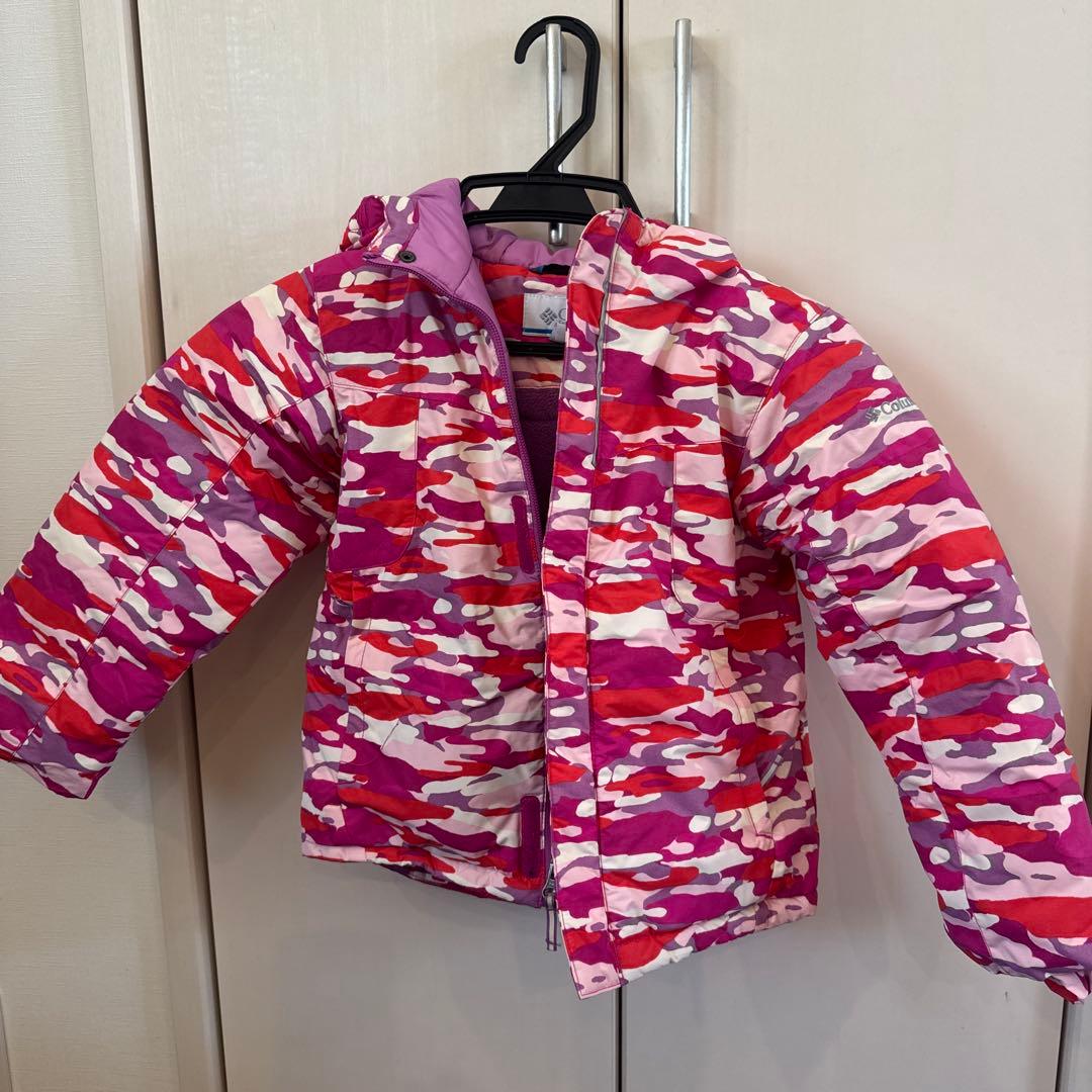 コロンビア　スキーウェア ピンク迷彩　xxs