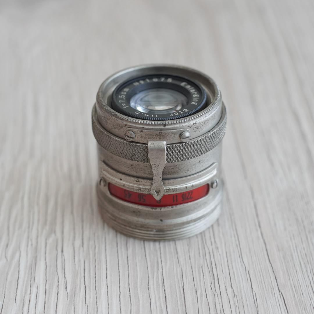 希少 Enlarging Star 7.5cm F4.5 引き伸ばし レンズ