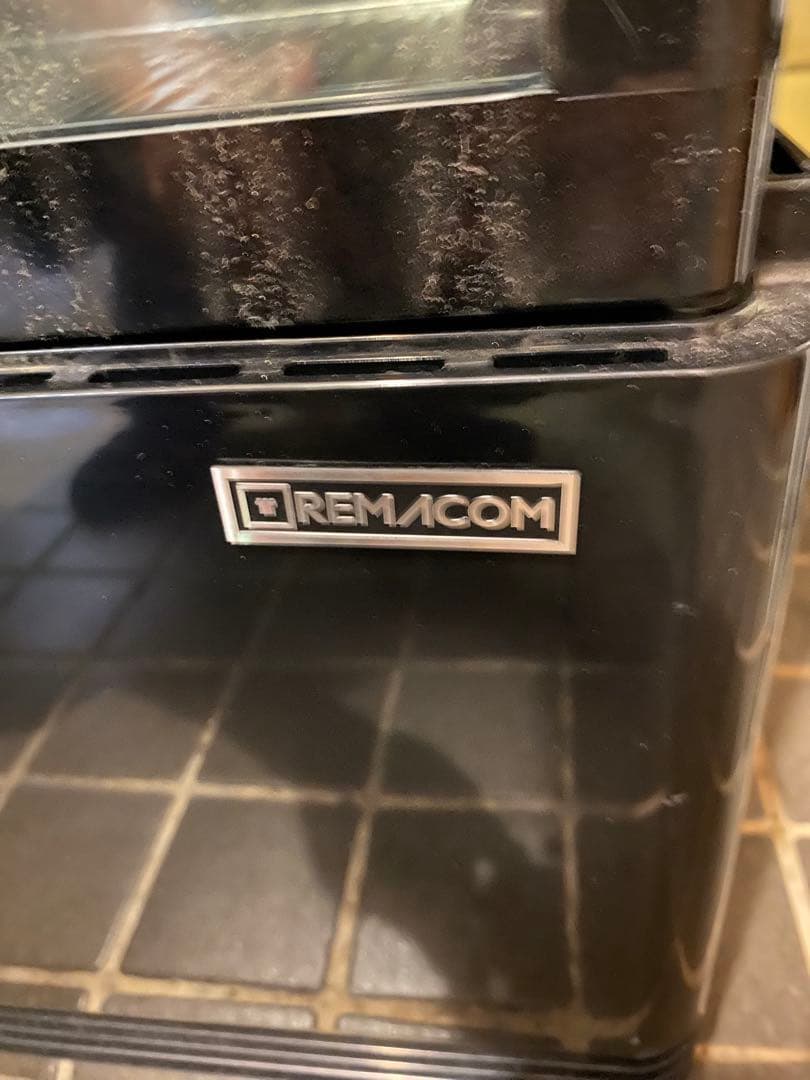 中古　レマコム 4面ガラス冷蔵ショーケース ブラック　120L