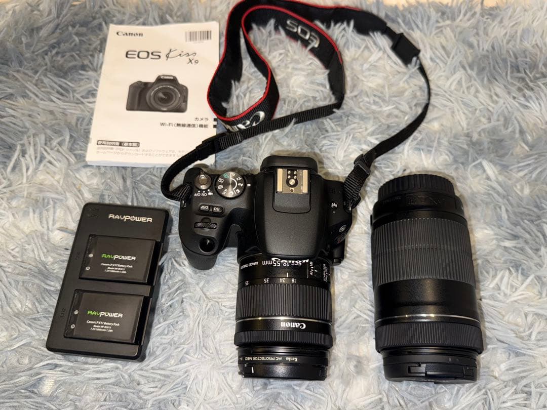 Canon EOS Kiss X9 ダブルズームキット ブラック