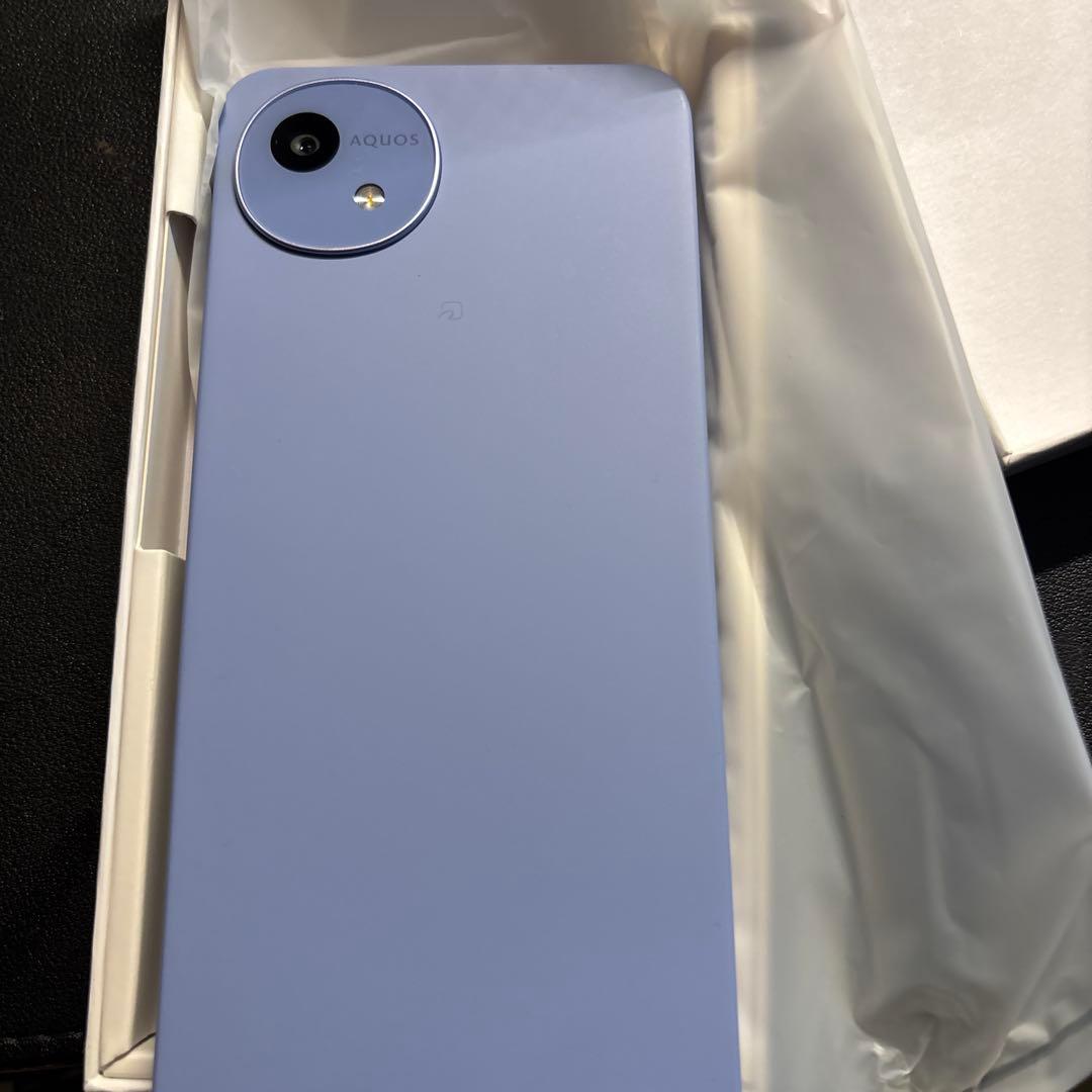 [未使用]【おまけ付き】AQUOS wish 5 ミソラ　本体　青