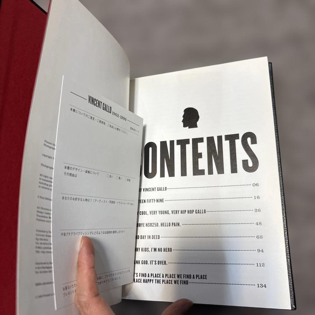 J5/ Vincent Gallo 1962-1999 ヴィンセント•ギャロ