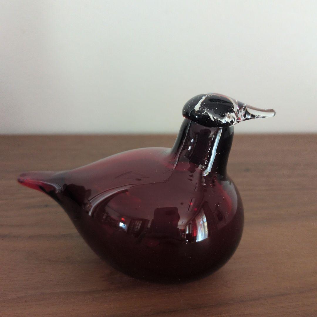 新品箱付＊＊オイバ・トイッカ ＊ガラスの鳥 コアジサシクランベリー