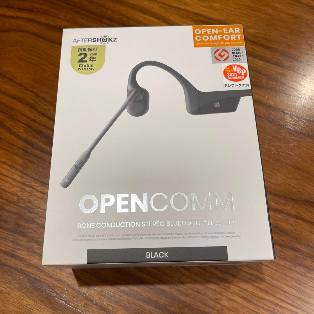 OpenComm AfterShokz 骨伝導 ヘッドセットノイズキャンセリング