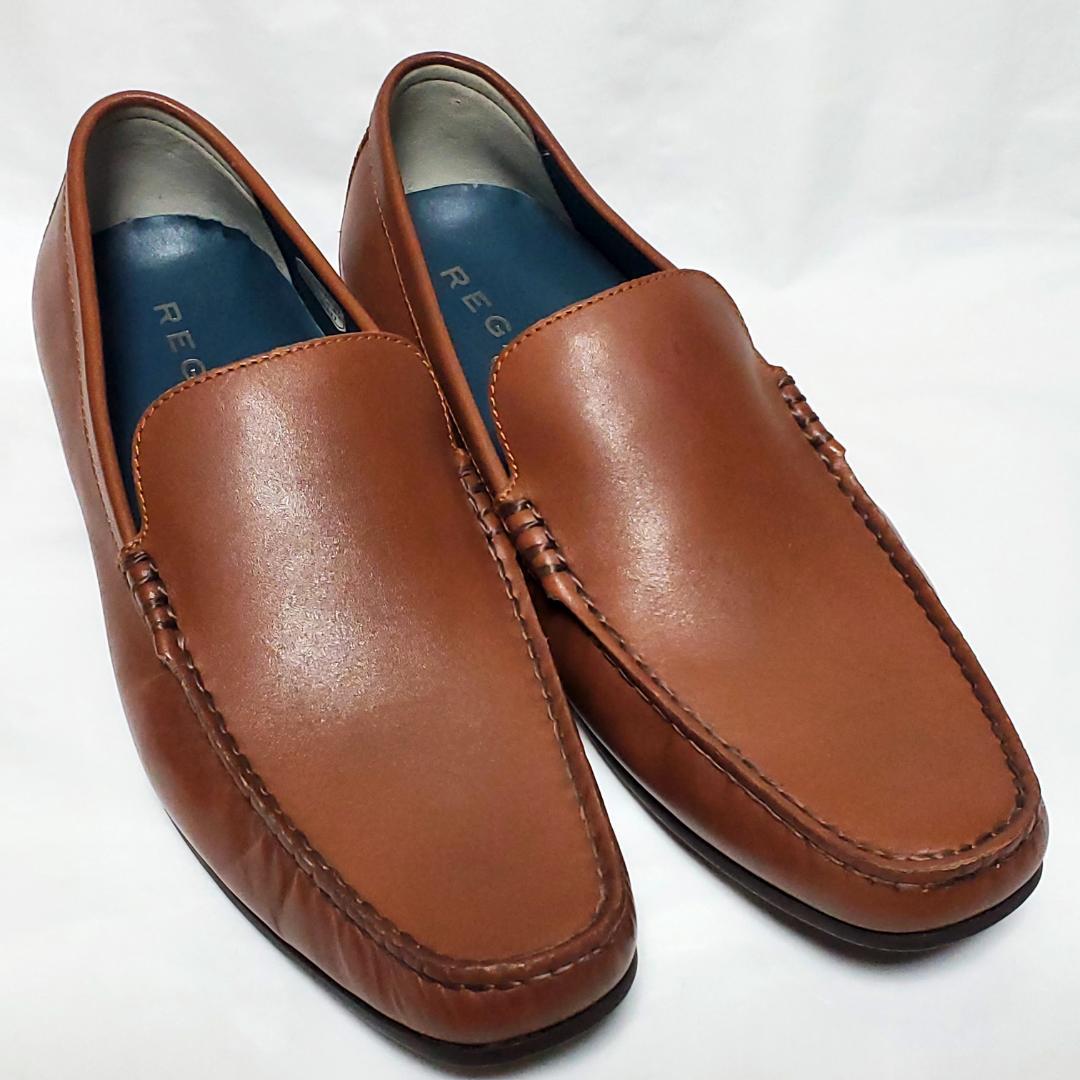 【新品未使用】　リーガル　ドライビングシューズ　スリッポン　本革　ブラウン